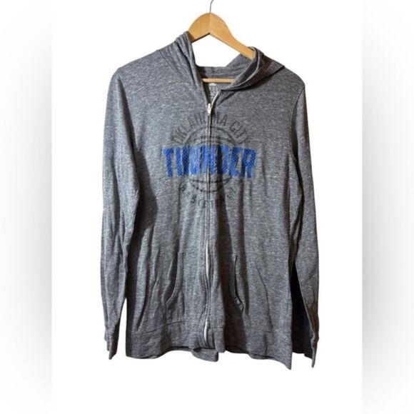 Adidas okc thunder zip up jacket medium - Picture 1 of 3